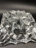Купить Пепельница, украшенная рельефным декором, хрусталь, алмазная грань, СССР, 1960-1980 гг.