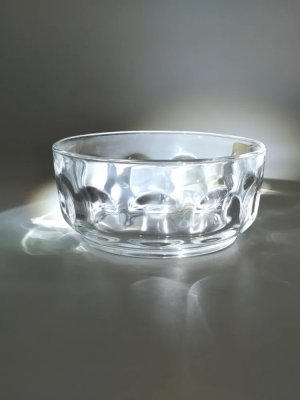 купить Миниатюрная вазочка (конфетница) с линзовидным декором, стекло, Arcoroc, Франция, 2010 г.