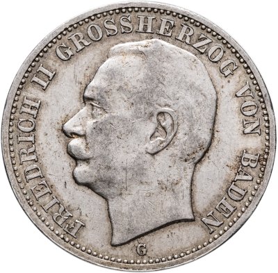 купить Германская империя, Баден 3 марки 1912 G