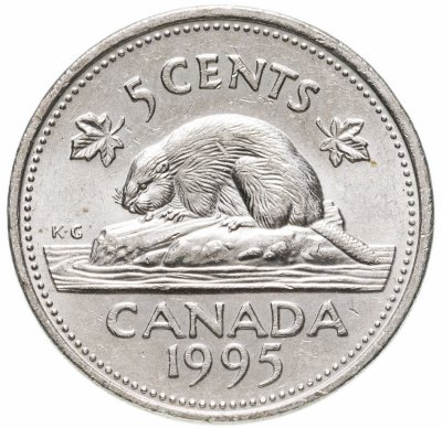 купить Канада 5 центов (cents) 1995