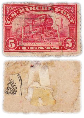 купить США 5 центов 1912 "Начало работы железнодорожной почтовой службы"