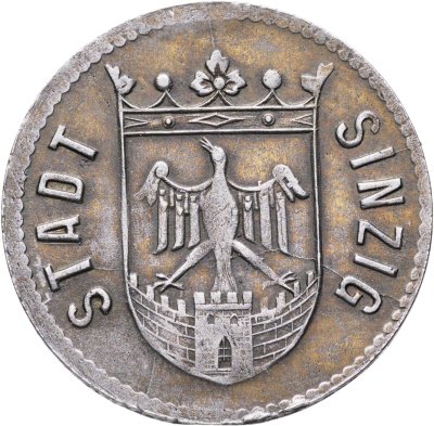 купить Германия "Зинциг" 10 пфеннигов 1919 нотгельд