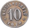 Купить Германия "Зинциг" 10 пфеннигов 1919 нотгельд