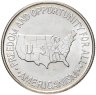 Купить США 50 центов (1/2 доллара, half dollar) 1951 - 1954 "Джордж Вашингтон Карвер и Букер Талиафер Вашингтон", случайный монетный двор