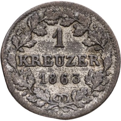 купить Бавария 1 крейцер 1863