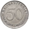 Купить Германия, Третий рейх 50 рейхспфеннигов (reichspfennig) 1938, знак монетного двора "А"