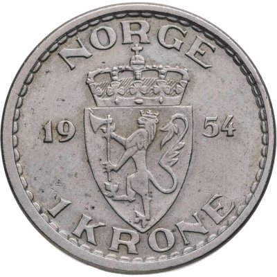 купить Норвегия 1 крона (crown) 1954