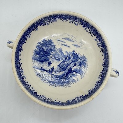 купить Бульонница с пейзажем, Burgenland, фарфор, деколь, Villeroy & Boch, Германия, 1960-1990 гг.