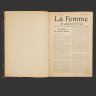 Купить (аукцион весна) Подшивка журнала "La femme d'aujourd'hui" ("Современная женщина"), №1 и фрагменты других номеров, бумага, печать, полукожаный переплет, тиснение, золочение, Франция, 1904 г.