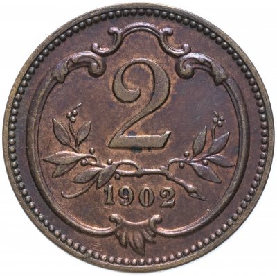 купить Австрия 2 геллера (heller) 1902
