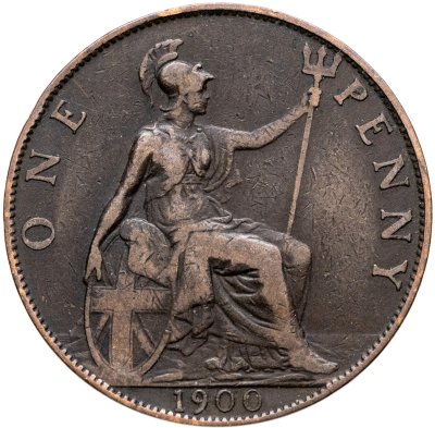 купить Великобритания 1 пенни (penny) 1900