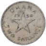 Купить Гана 2 шиллинга (shillings) 1958