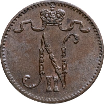 купить 1 пенни (penni) 1912 Российская Финляндия