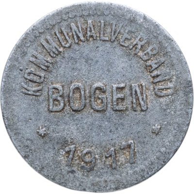 купить Германия (нотгельды) 5 пфеннигов 1917 "Боген"