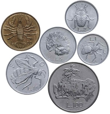 купить Сан-Марино годовой набор из 6 монет 1974