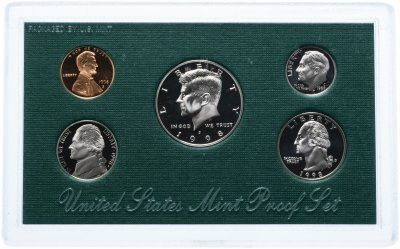 купить США Годовой набор монет 1998 Proof (5 штук) в упаковке