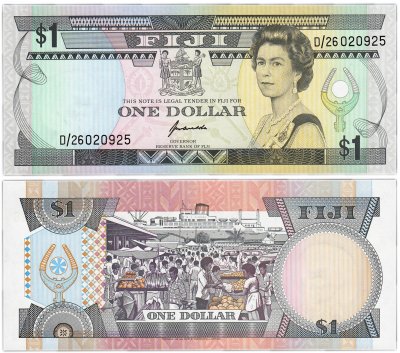 купить Фиджи 1 доллар 1993 (Pick 89a)