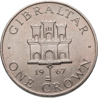 купить Гибралтар 1 крона (crown) 1967