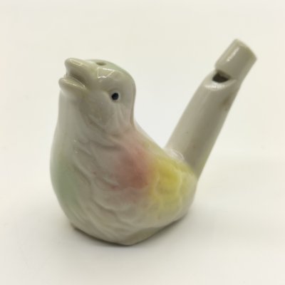 купить Игрушка-свистулька "Соловей", фарфор, аэрография, роспись, СССР, 1970-1990 гг.