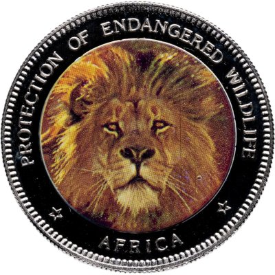 купить Уганда 1000 шилингов 1996 «Лев»