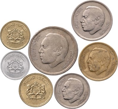 купить Марокко Набор 7 монет 1974-1980