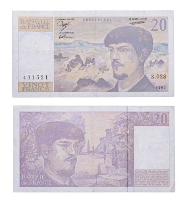 купить Франция 20 франков 1990