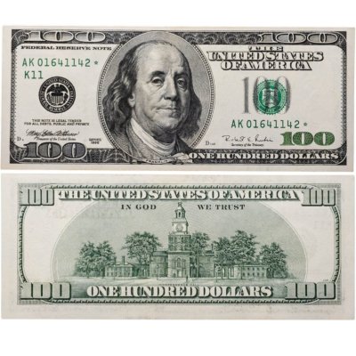 купить США 100 долларов 1996 звезда замещение