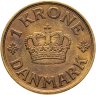 Купить Дания 1 крона (crown) 1939