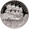 Купить США 50 центов (1/2 доллара, half dollar) 2017 S 100 лет организации "Boys Town" знак монетного двора: "S" - Сан-Франциско в футляре