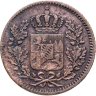 Купить Германия, Бавария 1 пфенниг 1849