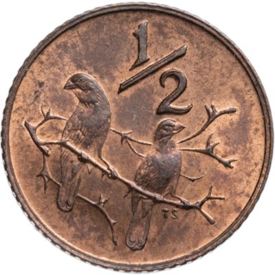 купить ЮАР 1/2 цента (cent) 1970