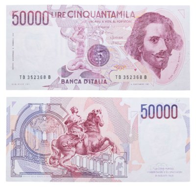 купить Италия 50000 лир 1984