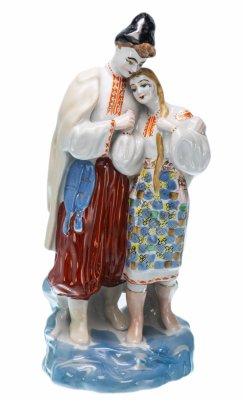 Купить Статуэтка "Майская ночь", фарфор, роспись, Полонский ЗХК, скульптор О.Л.Жникруп, СССР, 1970-1980 гг.