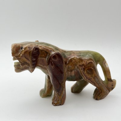 купить Статуэтка "Тигр", натуральный камень (оникс), резьба, Азия, 2000-2015 гг.