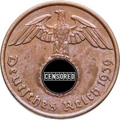 купить Германия (Третий рейх) 2 рейхспфеннига (reichspfennig) 1939 A