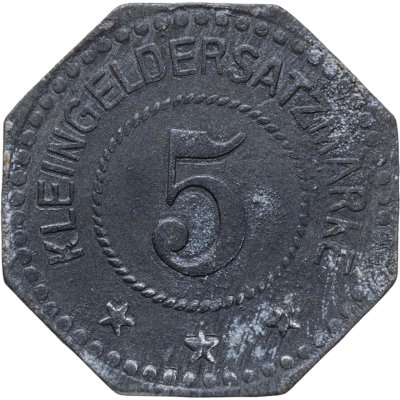 купить Германия (нотгельды) 5 пфеннигов 1918 "Муниципалитет Алграндж"