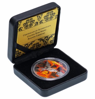 купить Мексика либертад (1 унция) 2018 "Свобода. День мёртвых" в футляре с сертификатом