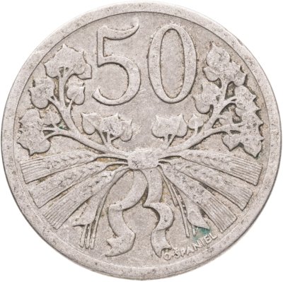 купить Чехословакия 50 геллеров (haleru) 1921