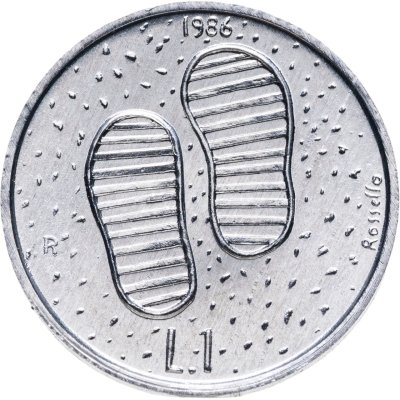 купить Сан-Марино 1 лира (lira) 1986 "Эволюция технологий"