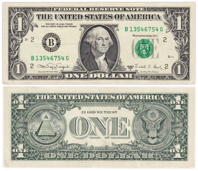 купить США 1 доллар 1988A (Pick 480b) B-Нью Йорк