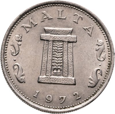 купить Мальта 5 центов (cents) 1972