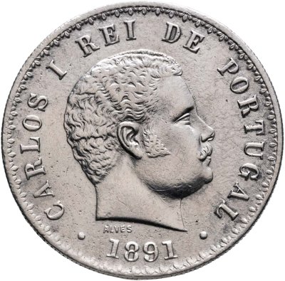 купить Португалия 500 реалов (рейс, reis) 1891