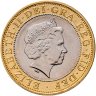 Купить Великобритания 2 фунта (pounds) 1999 "Чемпионат мира по регби"