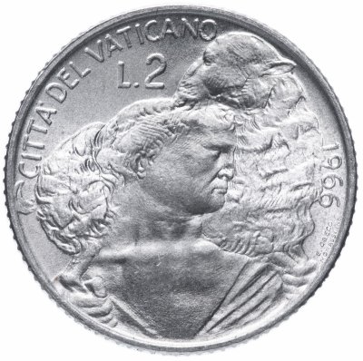 купить Ватикан 2 лиры (lire) 1966