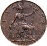 Купить Великобритания 1 фартинг (farthing) 1902
