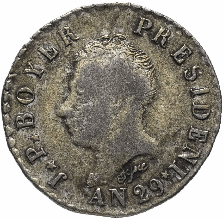 купить Гаити 50 сантимов (centimes) 1832 (AN29)