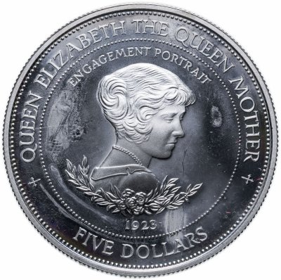 купить Барбадос 5 долларов 1994 "Королевская помолвка в 1923 году"