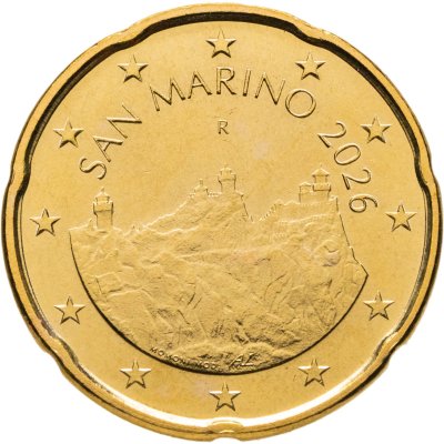 купить Сан-Марино 20 евроцентов 2026