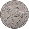 Купить Великобритания 1 крона (25 новых пенсов) 1977 "Cеребряный юбилей царствования Елизаветы II"