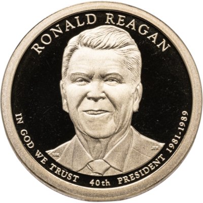 купить США 1 доллар (dollar) 2016 S Президент США - Рональд Рейган (1981–1989) знак монетного двора: "S" - Сан-Франциско